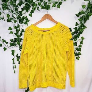 a.n.a. A New Approach. Bright Yellow Knit Sweater. Size 2X.